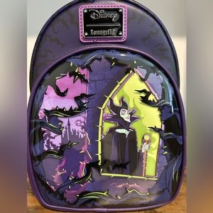 Maleficent Glow in the Dark Loungefly Mini Backpack